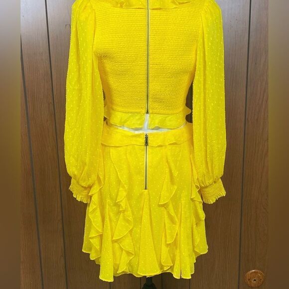 ALICE + OLIVIA Mitzi Cut Out Godet Minidress size 6 - Picture 13 of 16